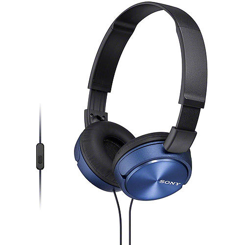 Sony® ZX Series Headband Stereo Headset, Blue, MDRZX310AP/L - Bellso
